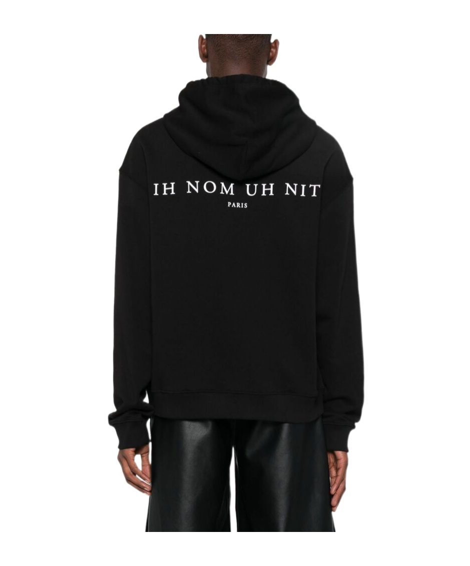 Ih Nom Uh Nit Future Mask-print Hoodie In Black
