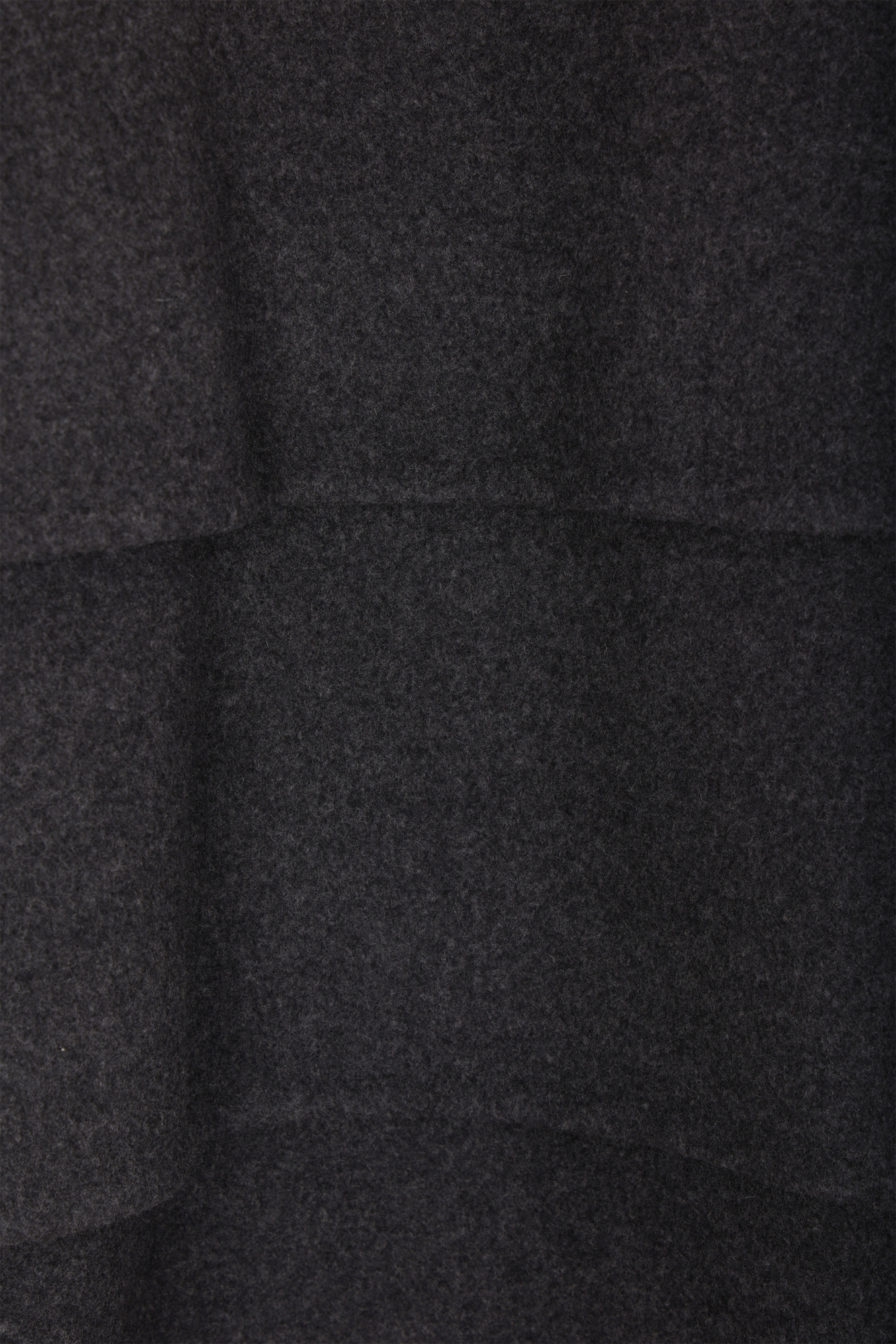 Shop Max Mara Double-breasted Ruffled Coat In Black
