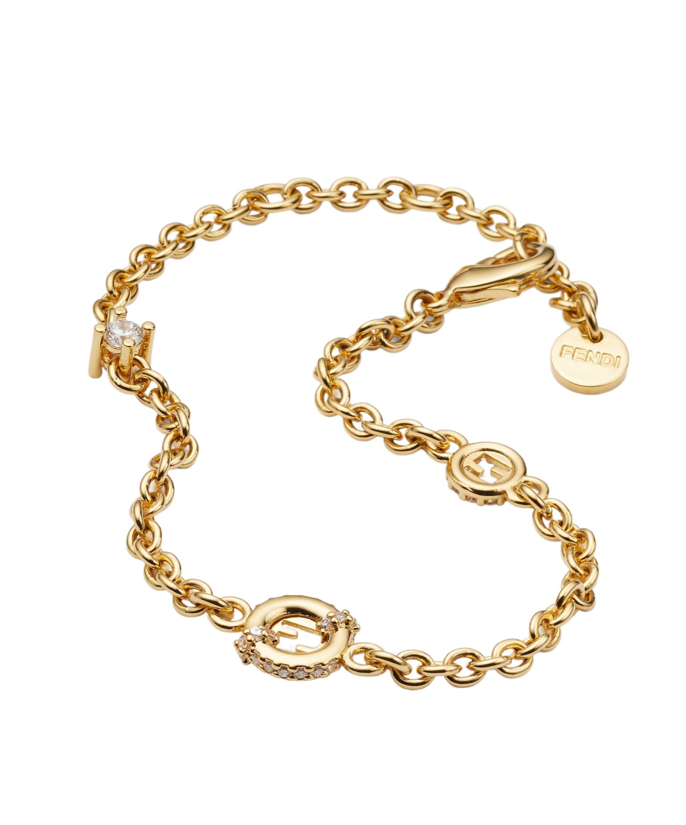 Fendi Gold-colored Bracelet In Gold