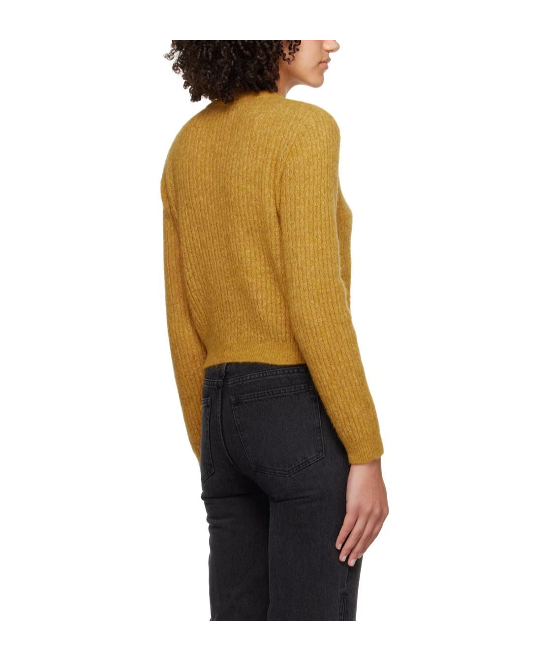 Apc Yellow Milo Cardigan In Brown