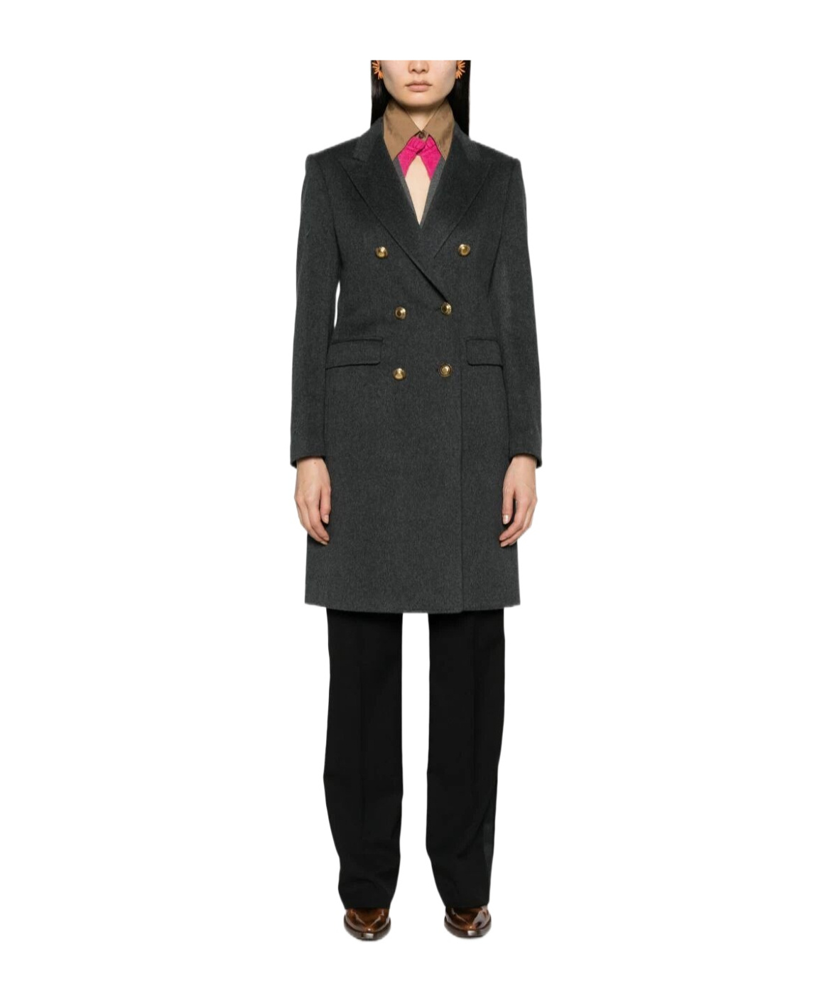 Tagliatore Women Parigi Double Breasted Coat In Black