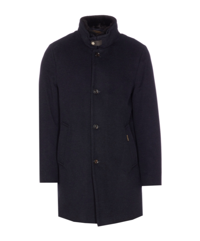 Moorer Long-sleeved Padded Jacket In Black