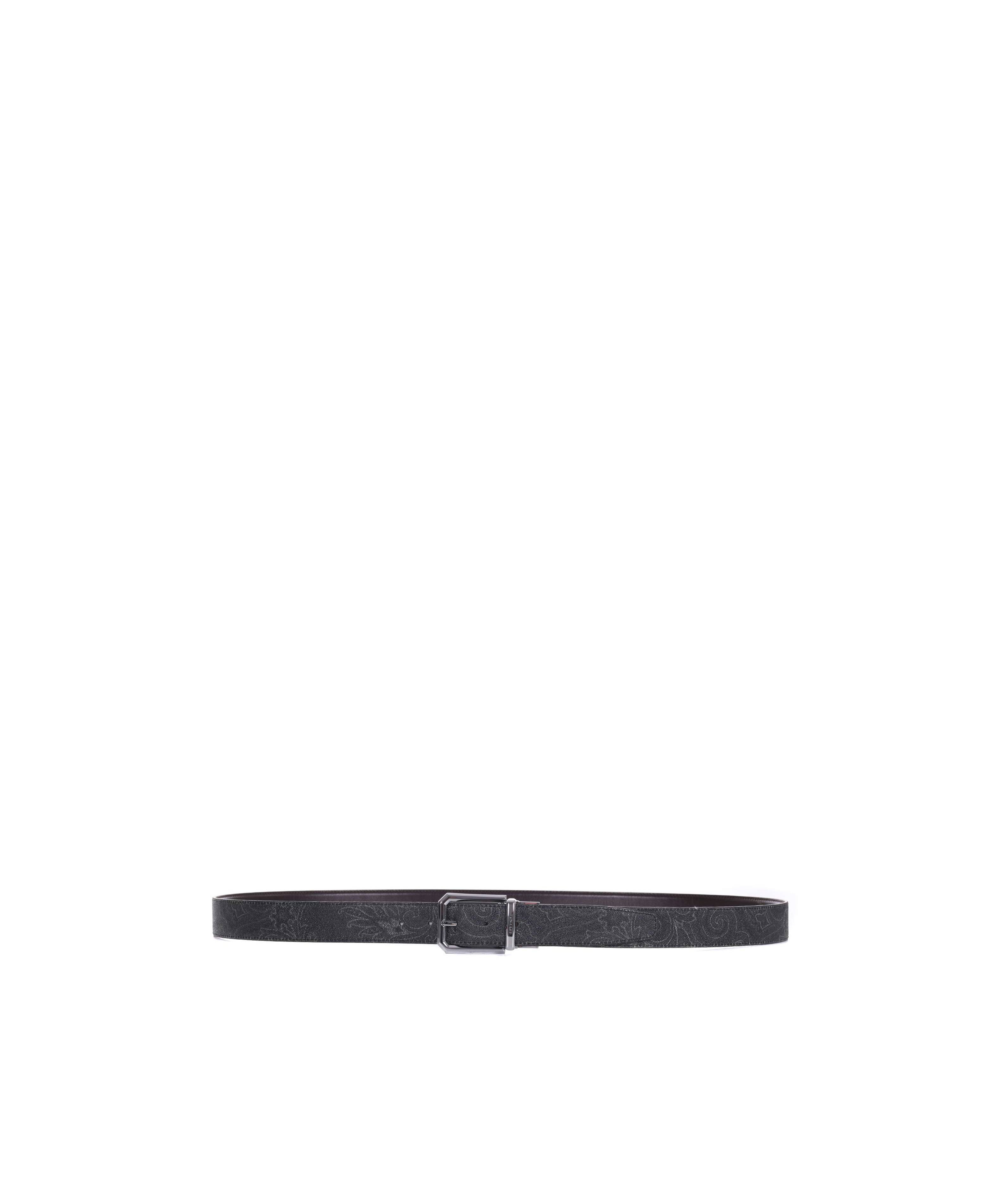 Etro Reversible Belt In Black