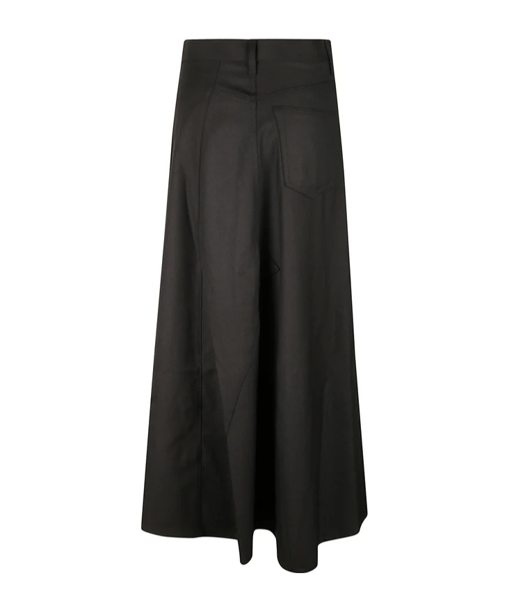 Junya Watanabe Asymmetric Skirt In Black