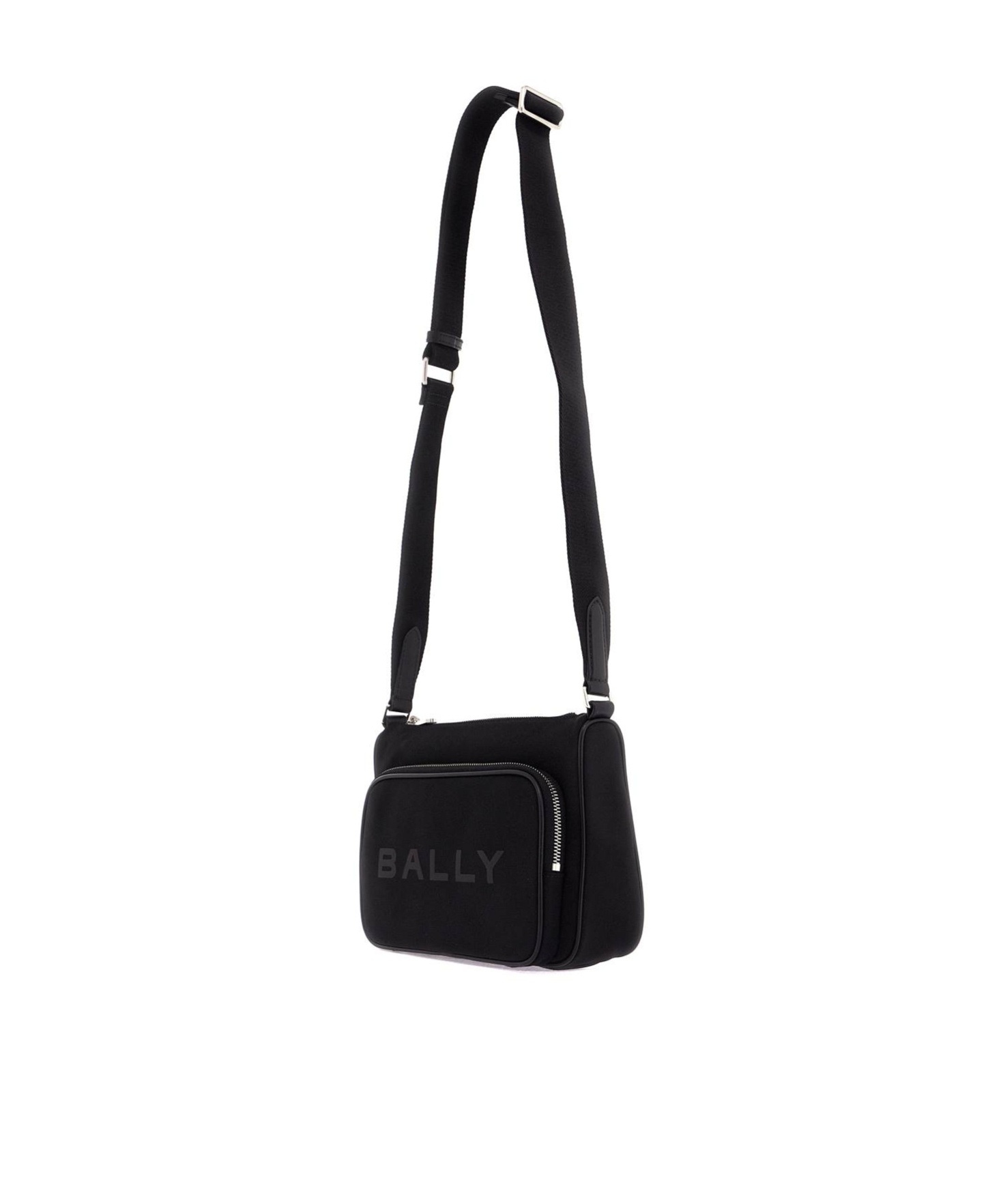 Bally Zippered Shoulder Bag In Black