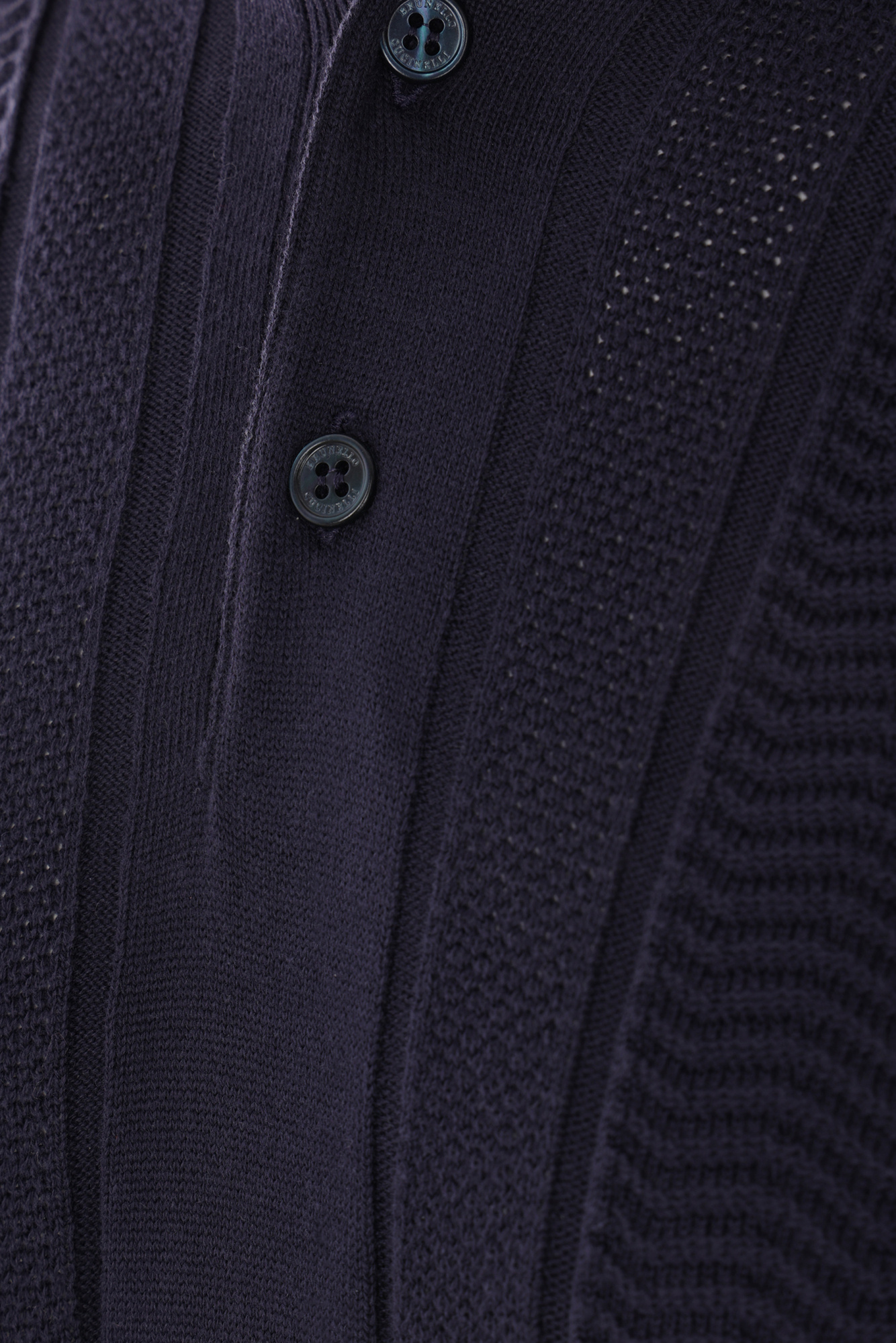 Brunello Cucinelli Knit Polo Shirt In Black