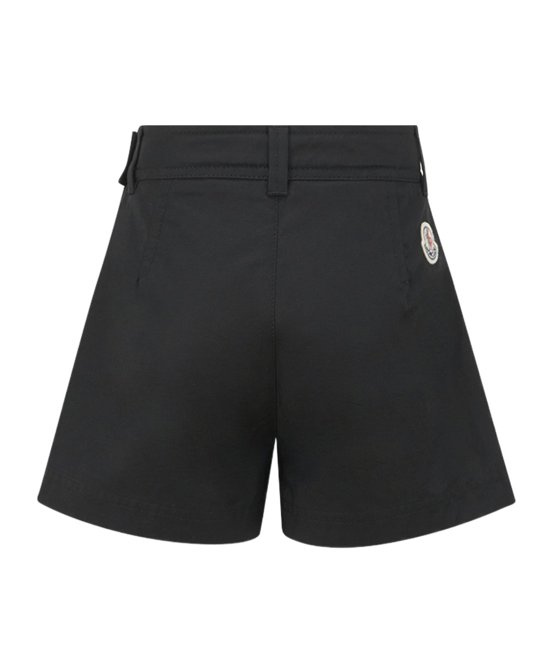 Moncler Enfant Twill Shorts In Black