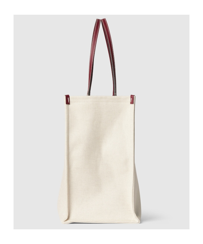 Gucci Large -print Tote Bag In White