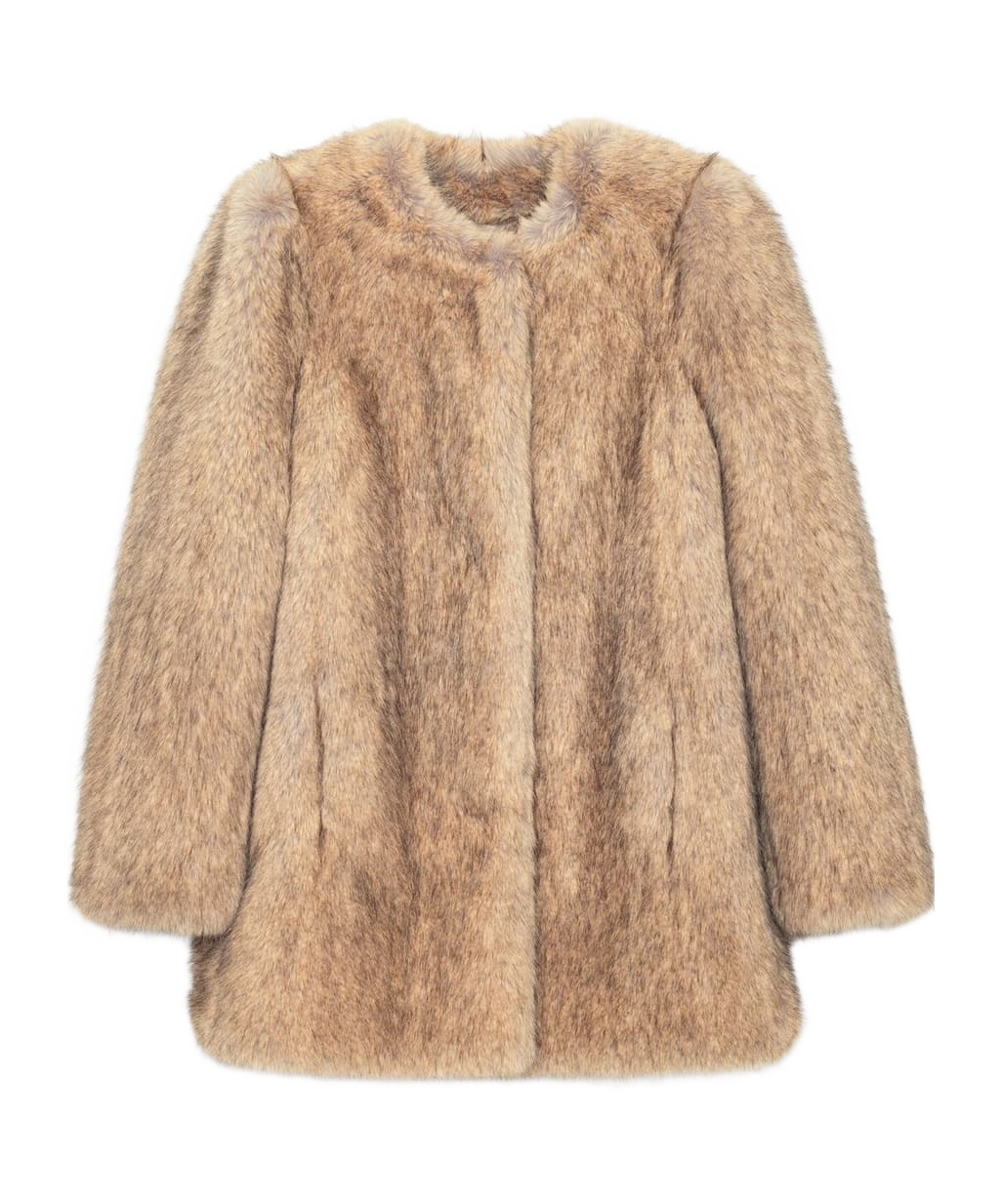 Stand Studio Sadie Crewneck Jacket In Brown