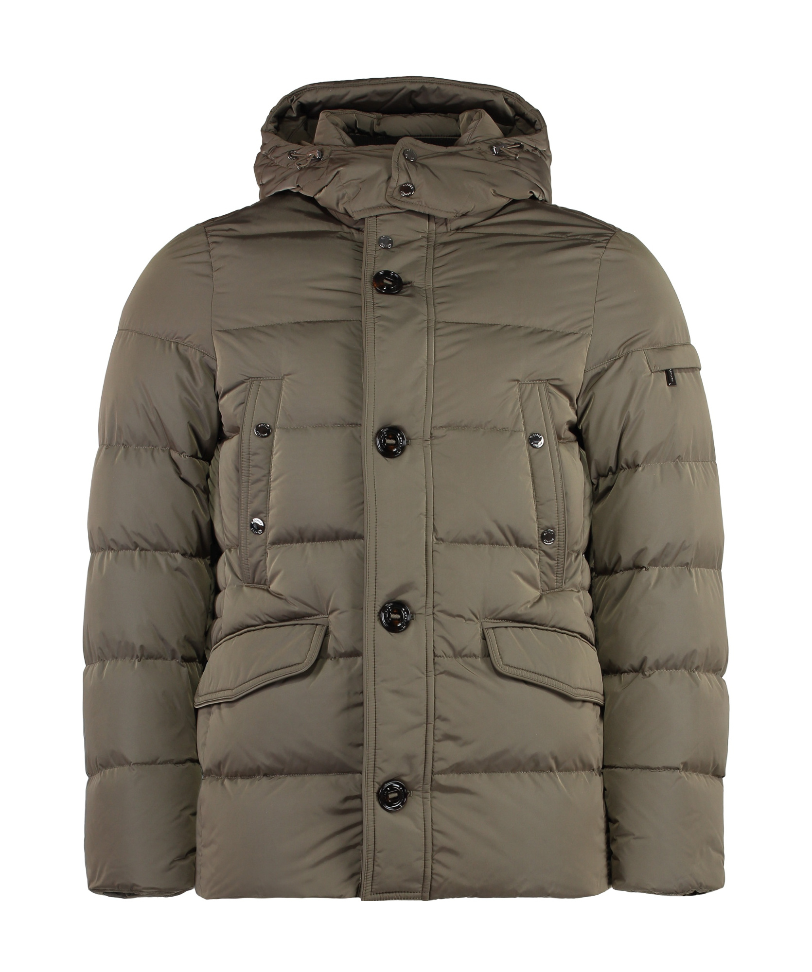 Moorer Colin Hooded Down Jacket In Green