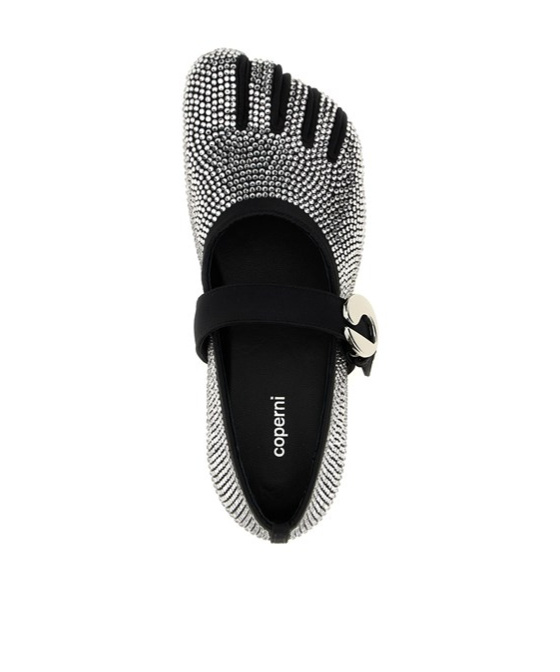 Shop Coperni Ballerina 'five-toe' In Black