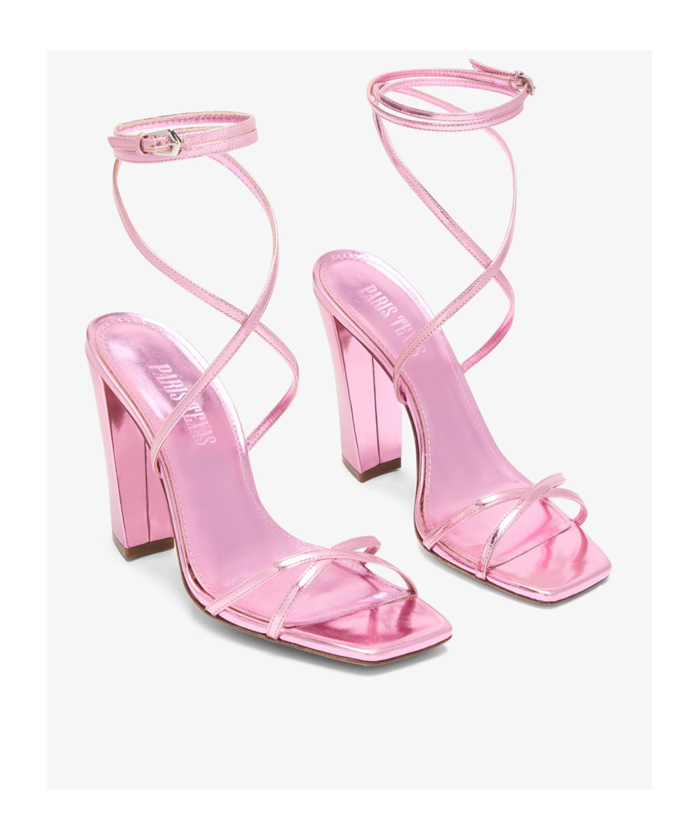 Paris Texas Diana 105mm Leather Sandals In Pink