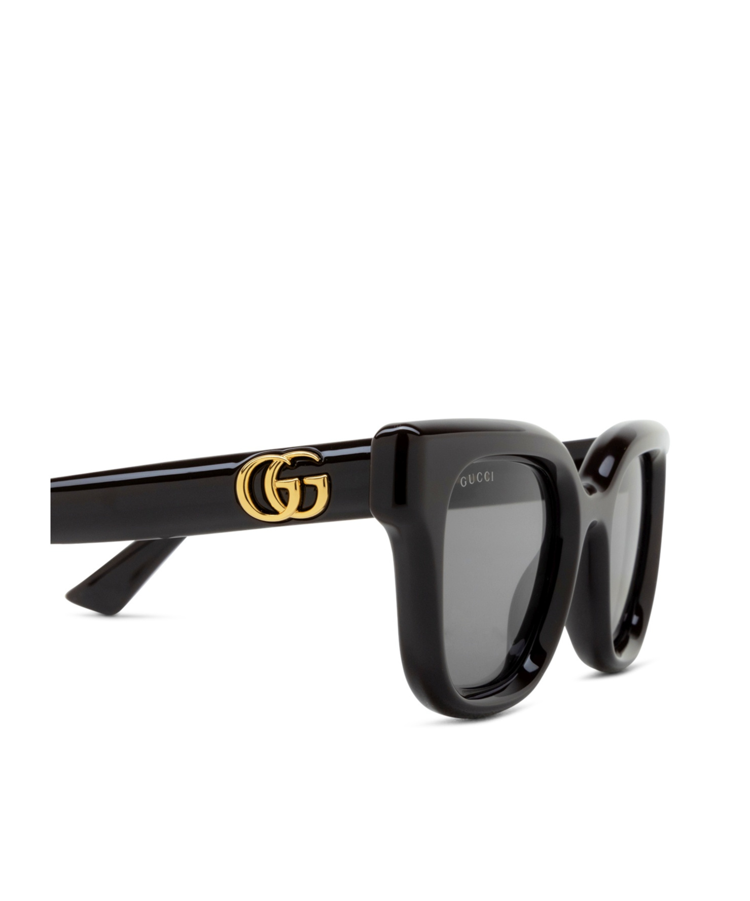 Gucci Geometric Frame Sunglasses In Gray
