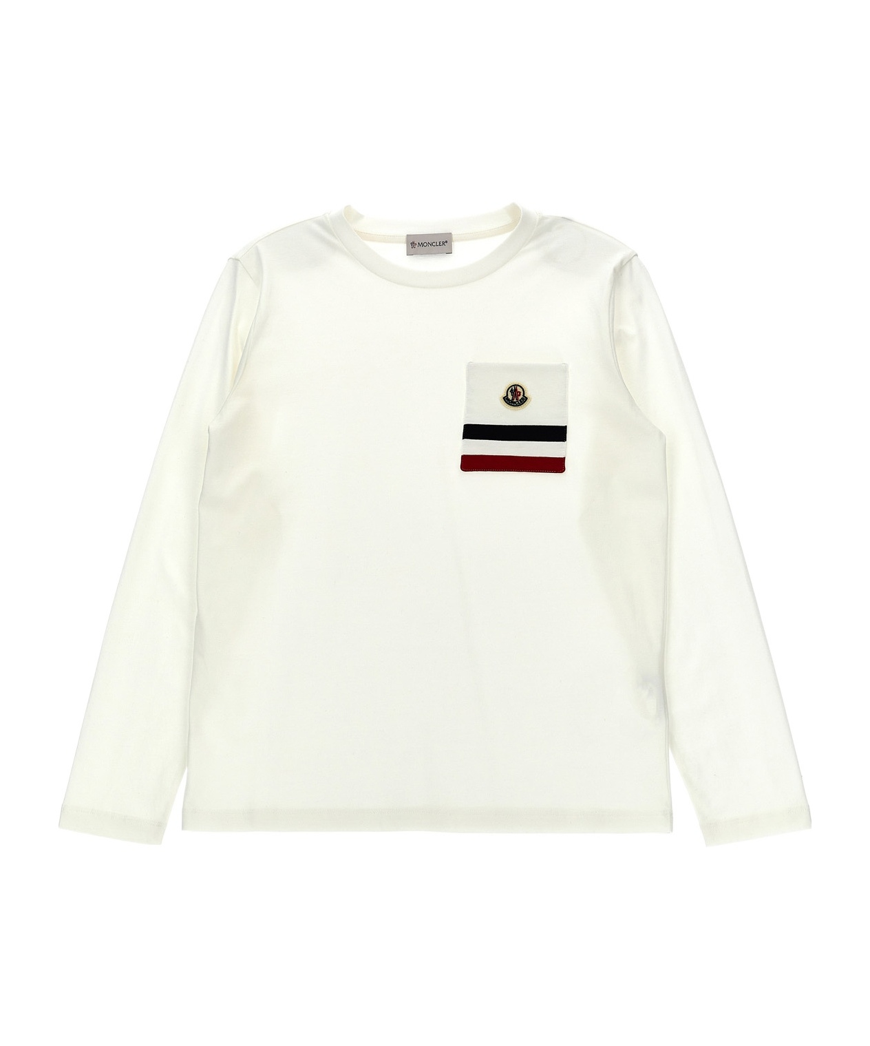 MONCLER LONG SLEEVE T-SHIRT WITH POCKET