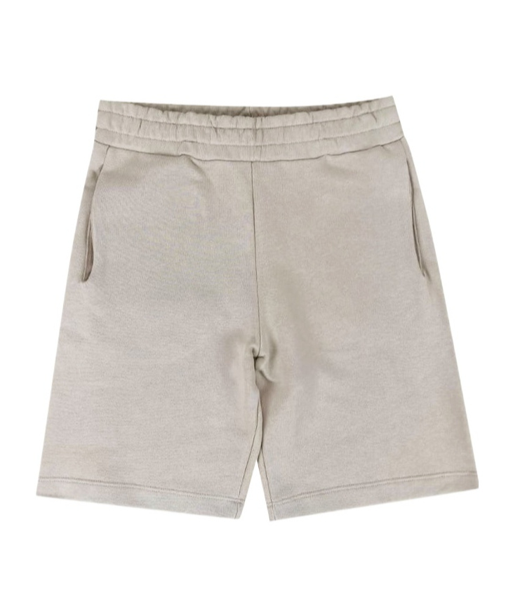 Barrow Logo-print Side-pocket Shorts In Neutral