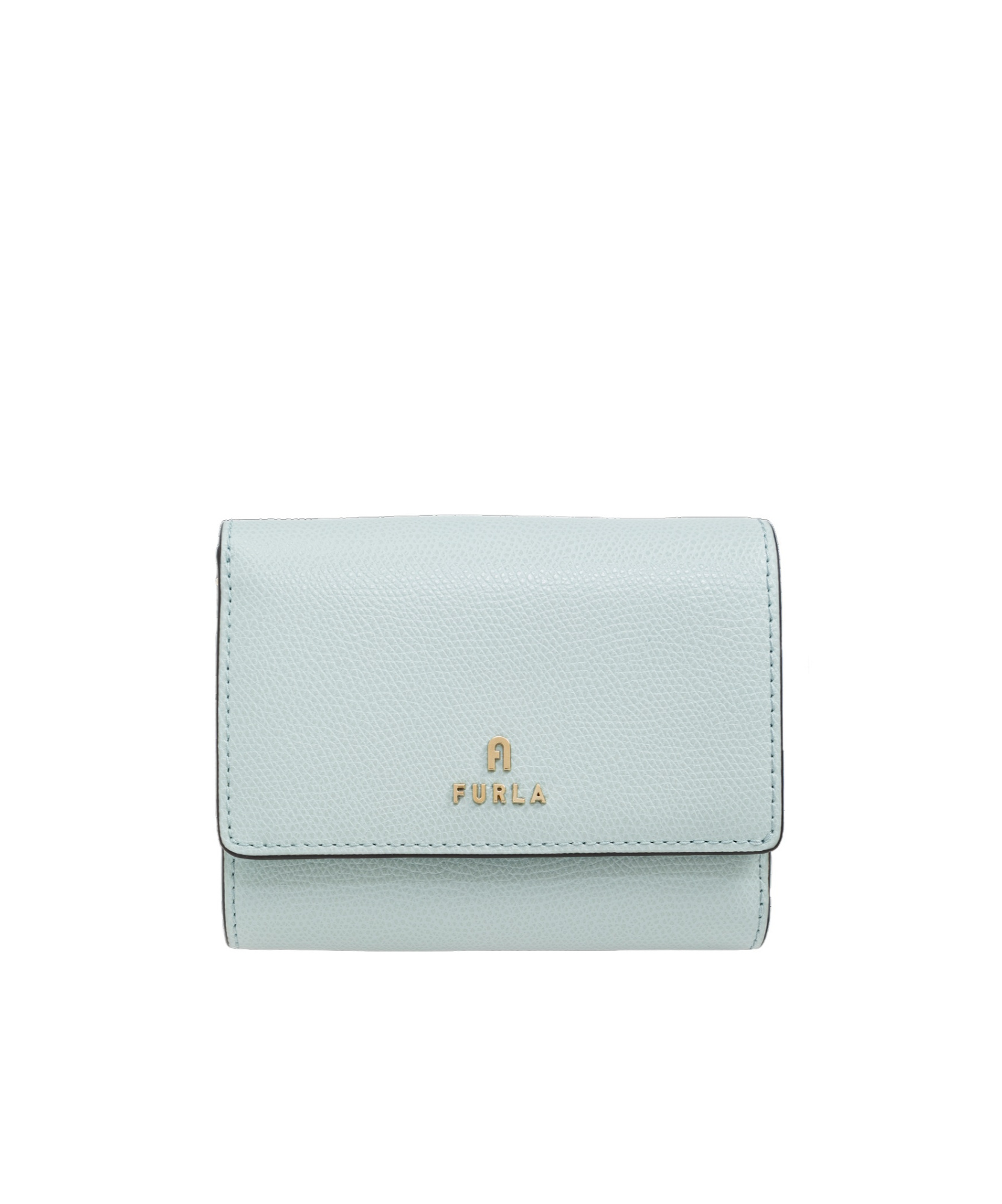 Furla Medium Camelia Leather Cardholder In Green