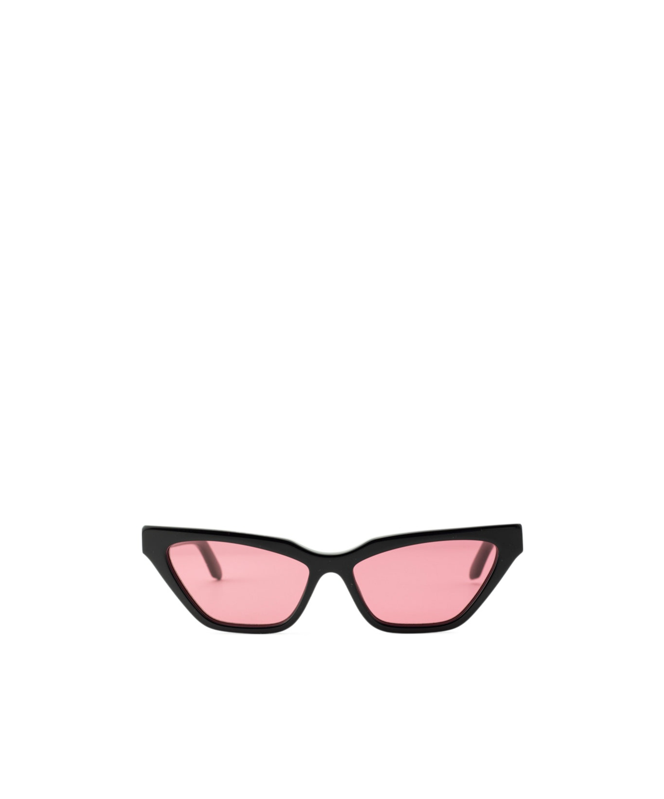 Off-white Geometric Frame Sunglasses In Pink