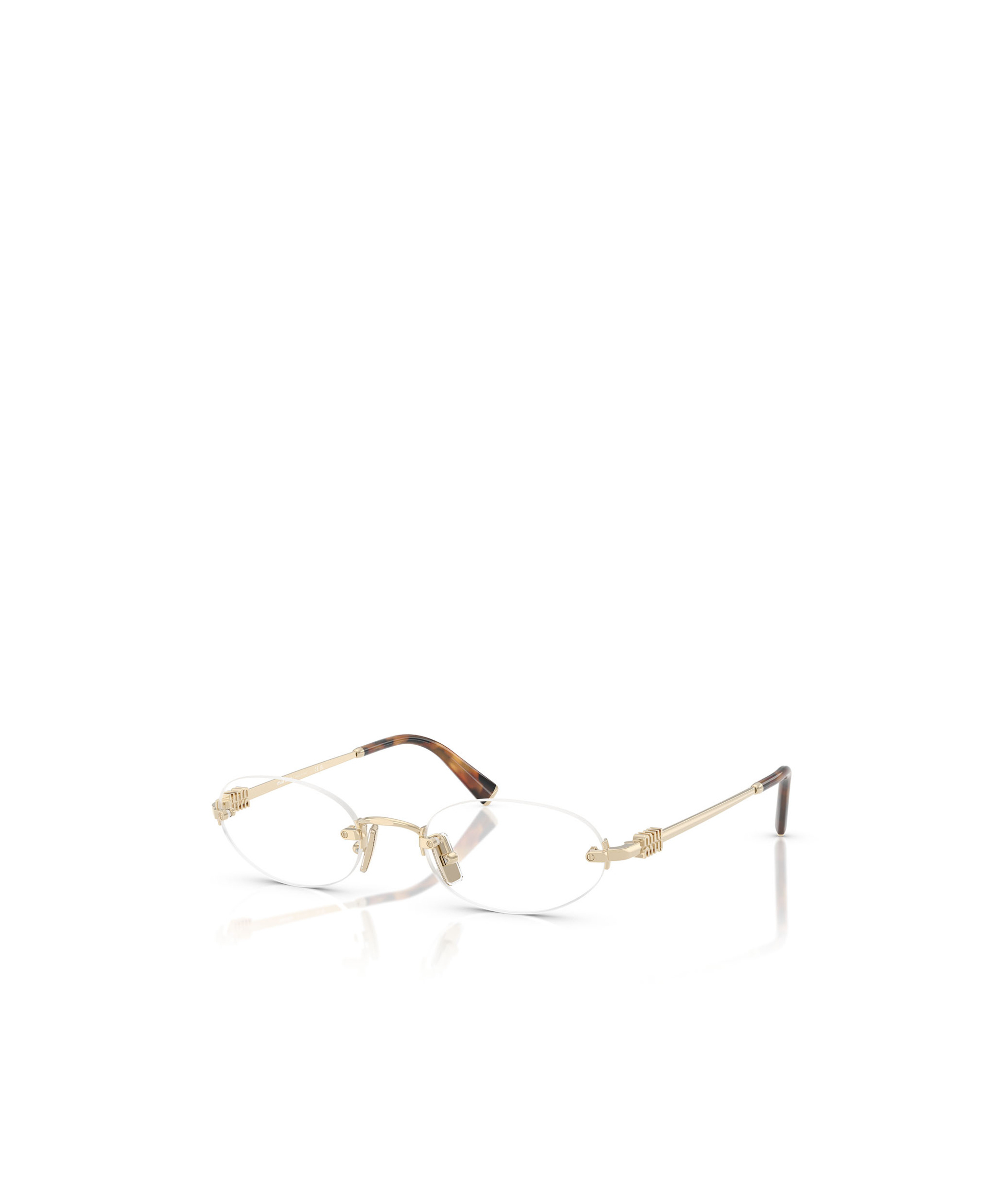 Miu Miu Frameless Flat Mirror In White