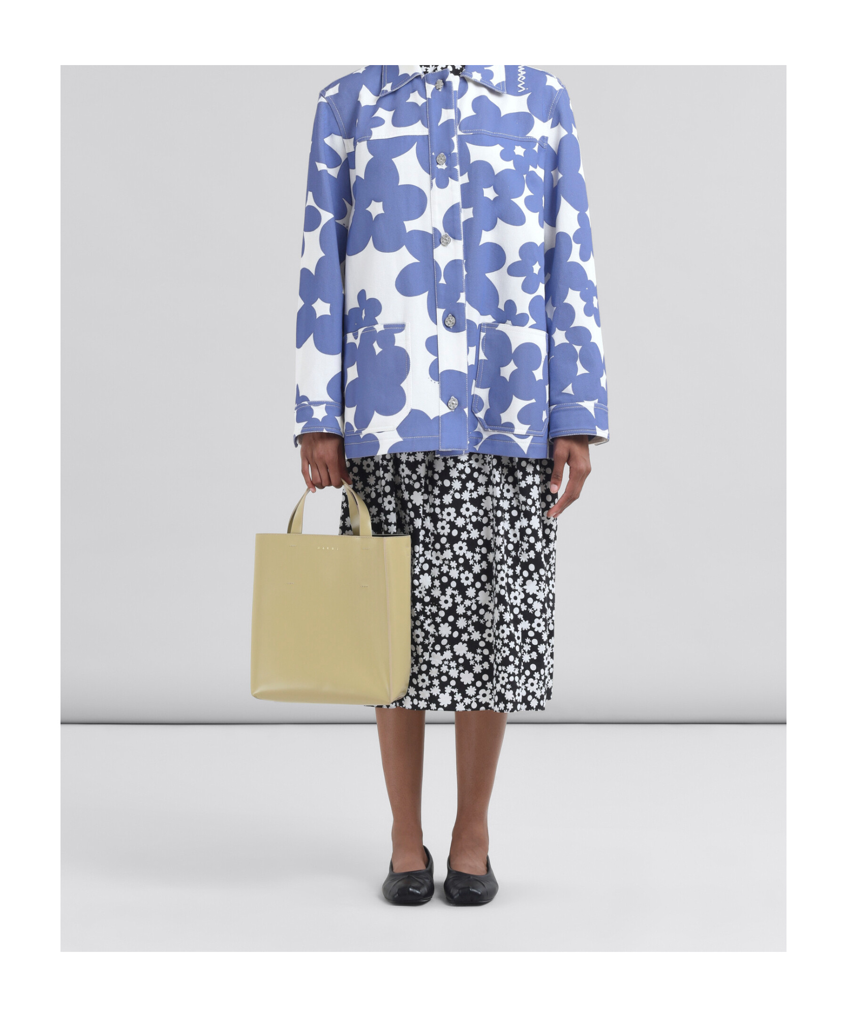 Marni Museo Small Shoulder Bag In Beige