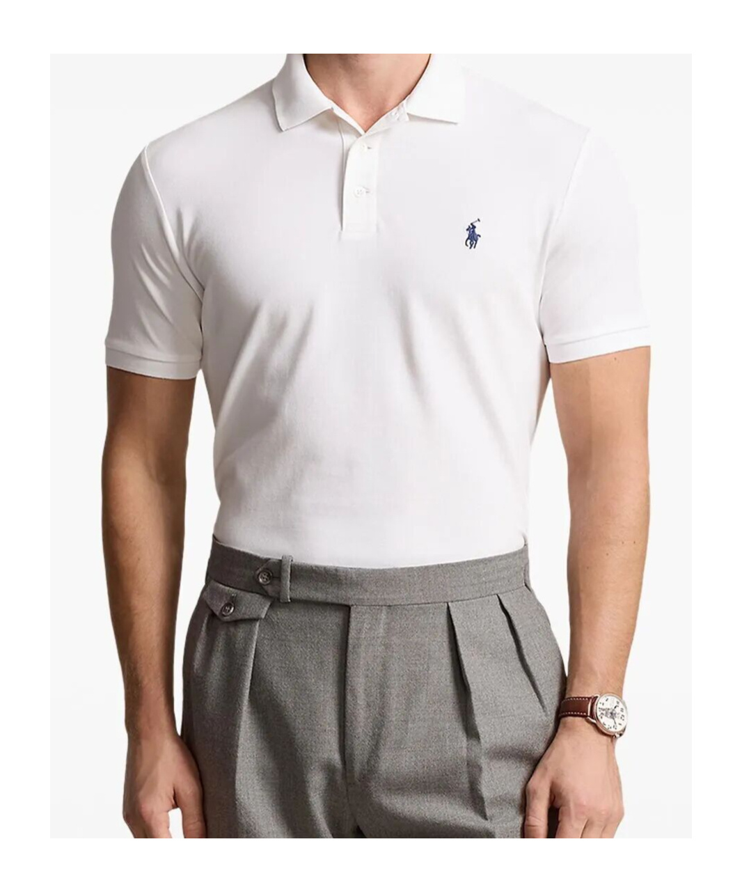 POLO RALPH LAUREN POLO RALPH LAUREN CUSTOM SLIM FIT STRETCH MESH POLO SHIRT