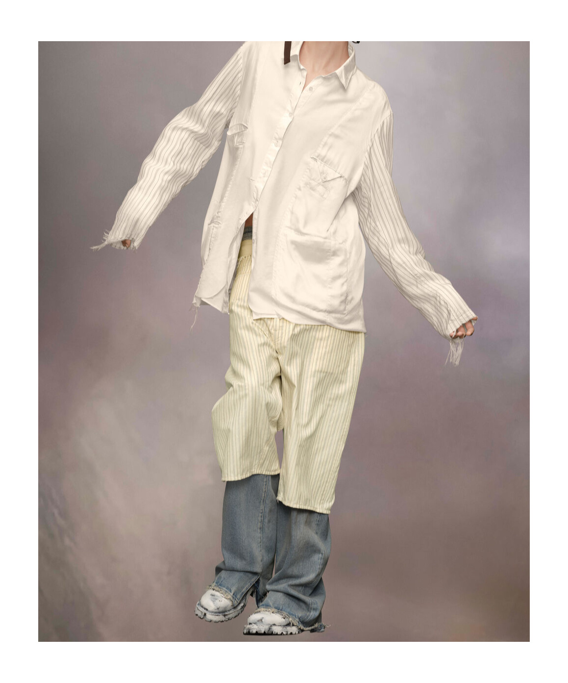 Maison Margiela Anonymity Of The Lining Jacket In White