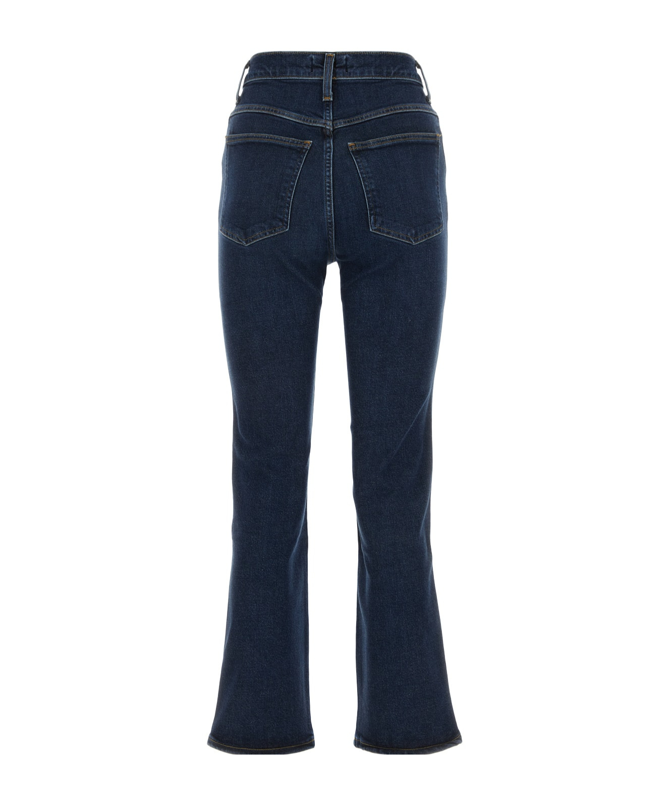 Agolde High-waisted Flared Jeans In Black