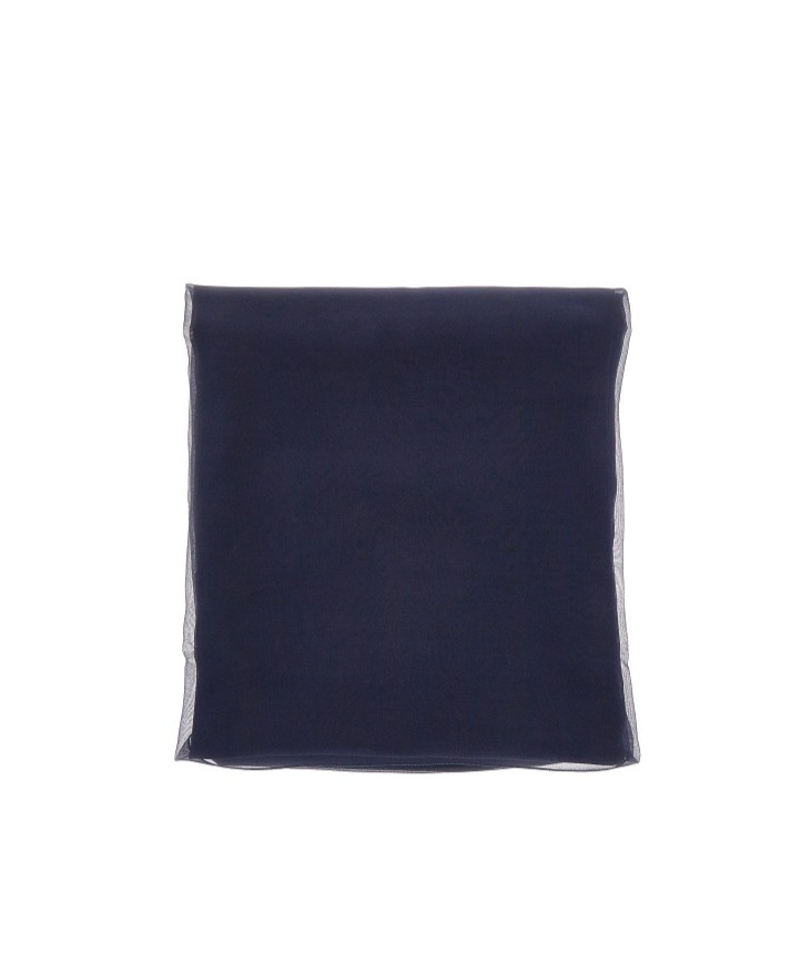Alberta Ferretti Silk Chiffon Scarf In Black