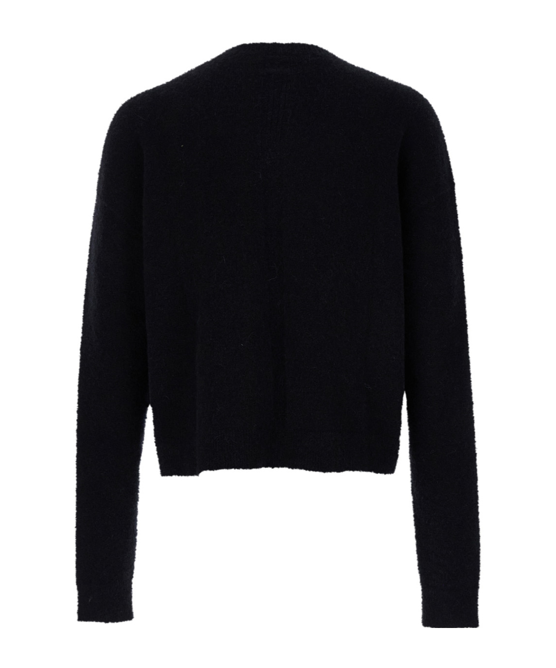 Rick Owens Men Tommy V Neck Alpaca Blend Sweater In Black