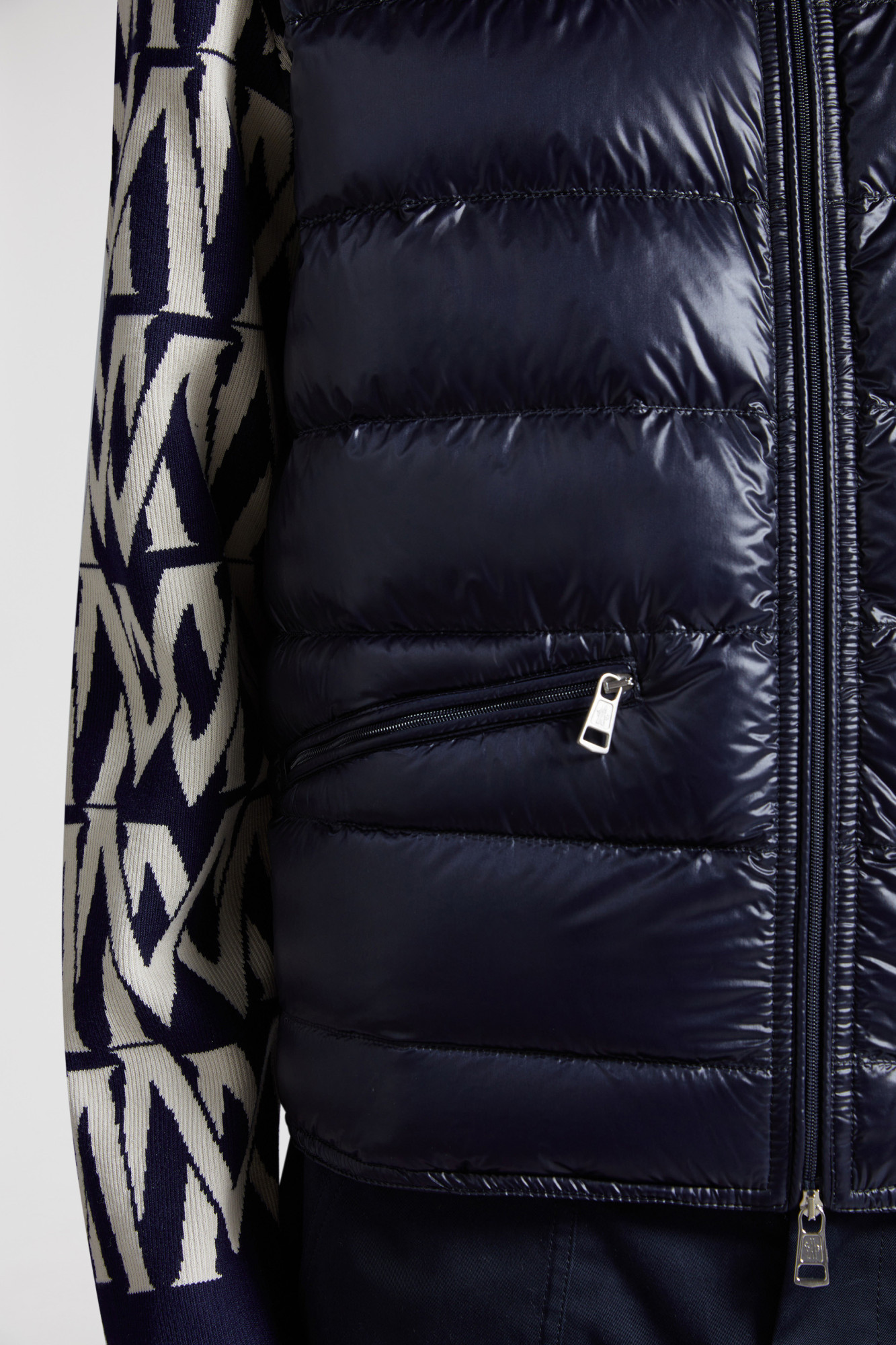 Moncler Doudoune Sans Manches Gui Repliable In Blue