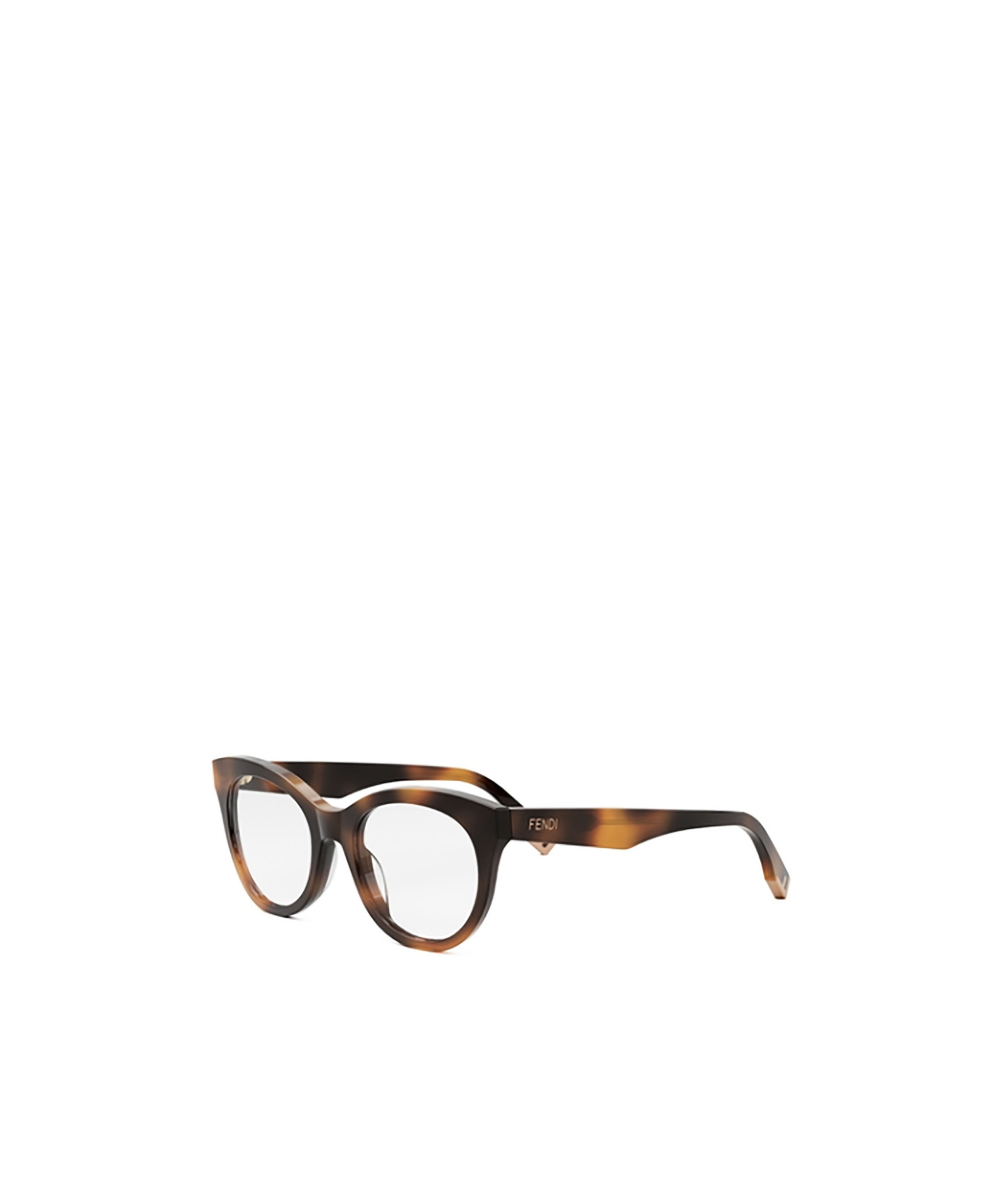 Fendi Logo Flat Mirror In Black