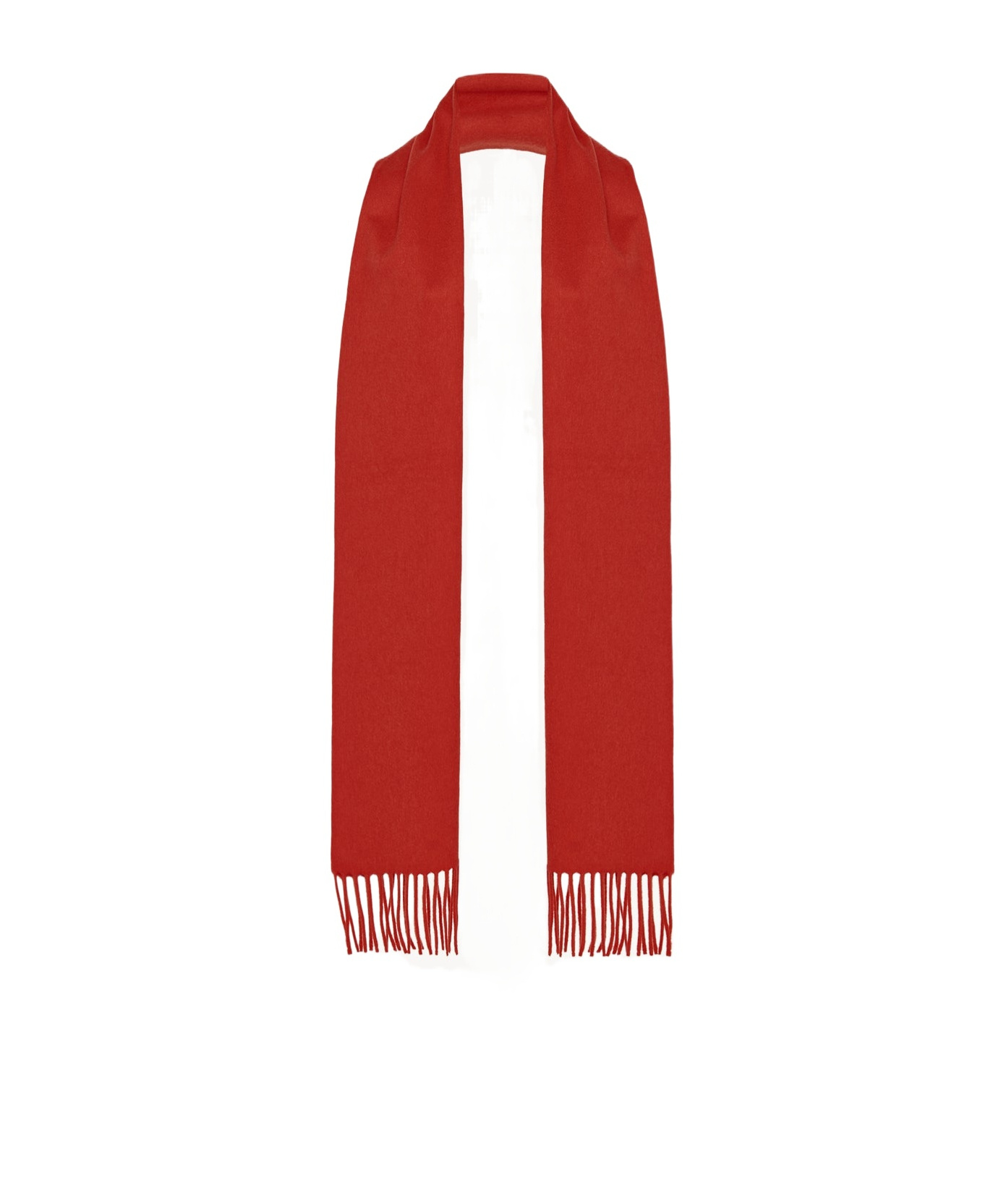 The Row Viktor Cashmere Scarf In Red