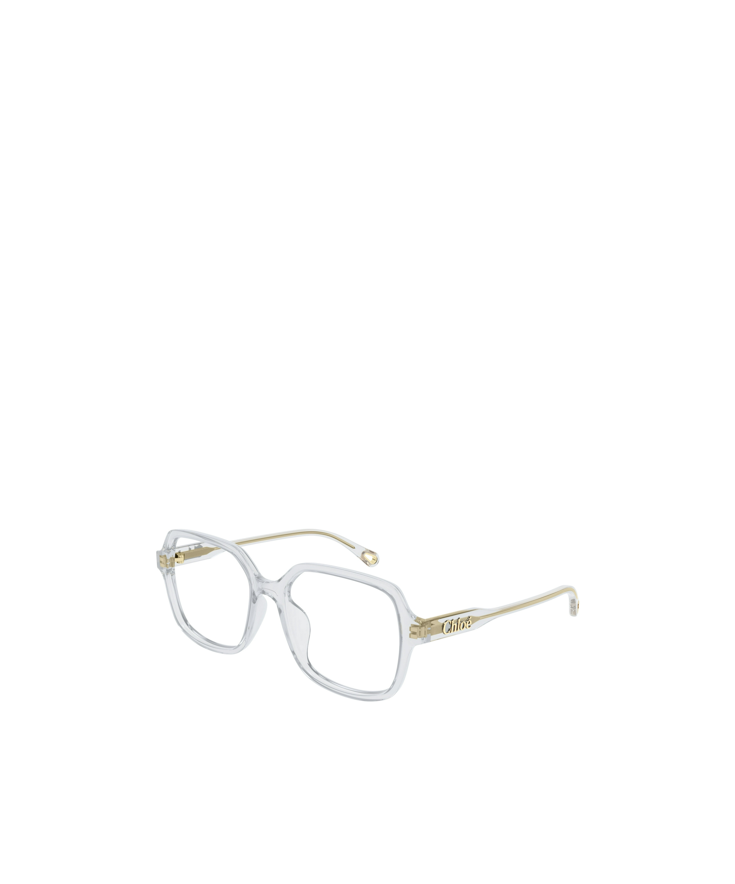 Chloé Eyewear Square Frame Glasses In White