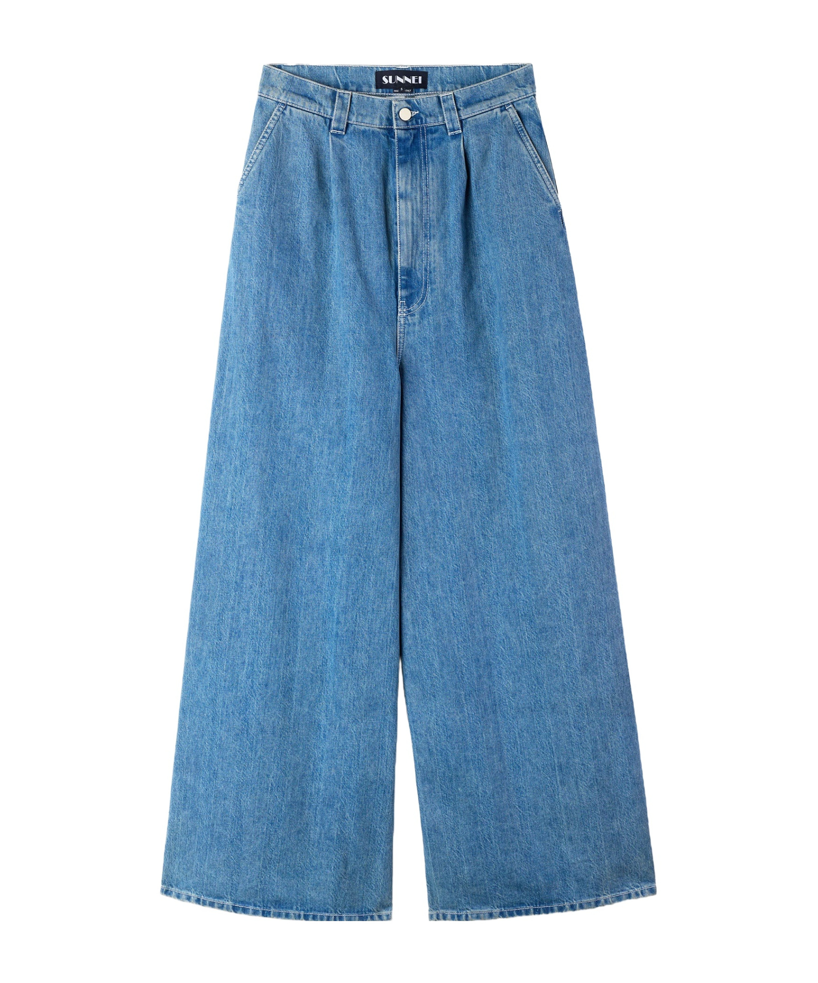 Sunnei Blue Extra Over Jeans In Blue
