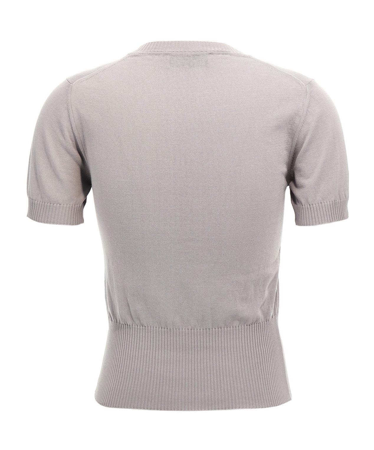 Vivienne Westwood Mens Pigeon Grey Argyle-pattern Orb-embroidery Cotton-blend Knitted Top In Gray