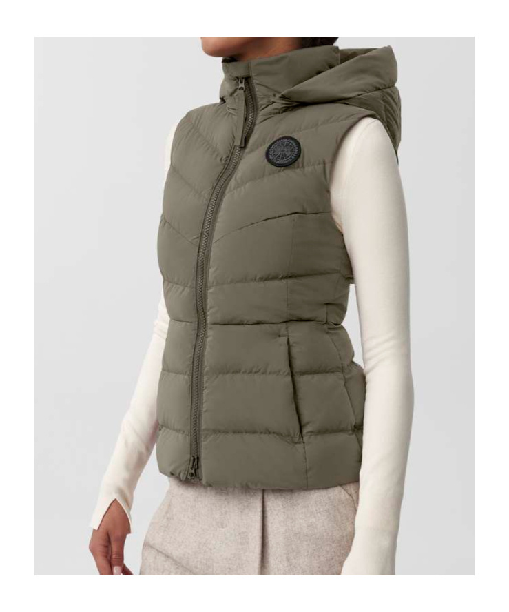 Canada Goose Down Vest In Green