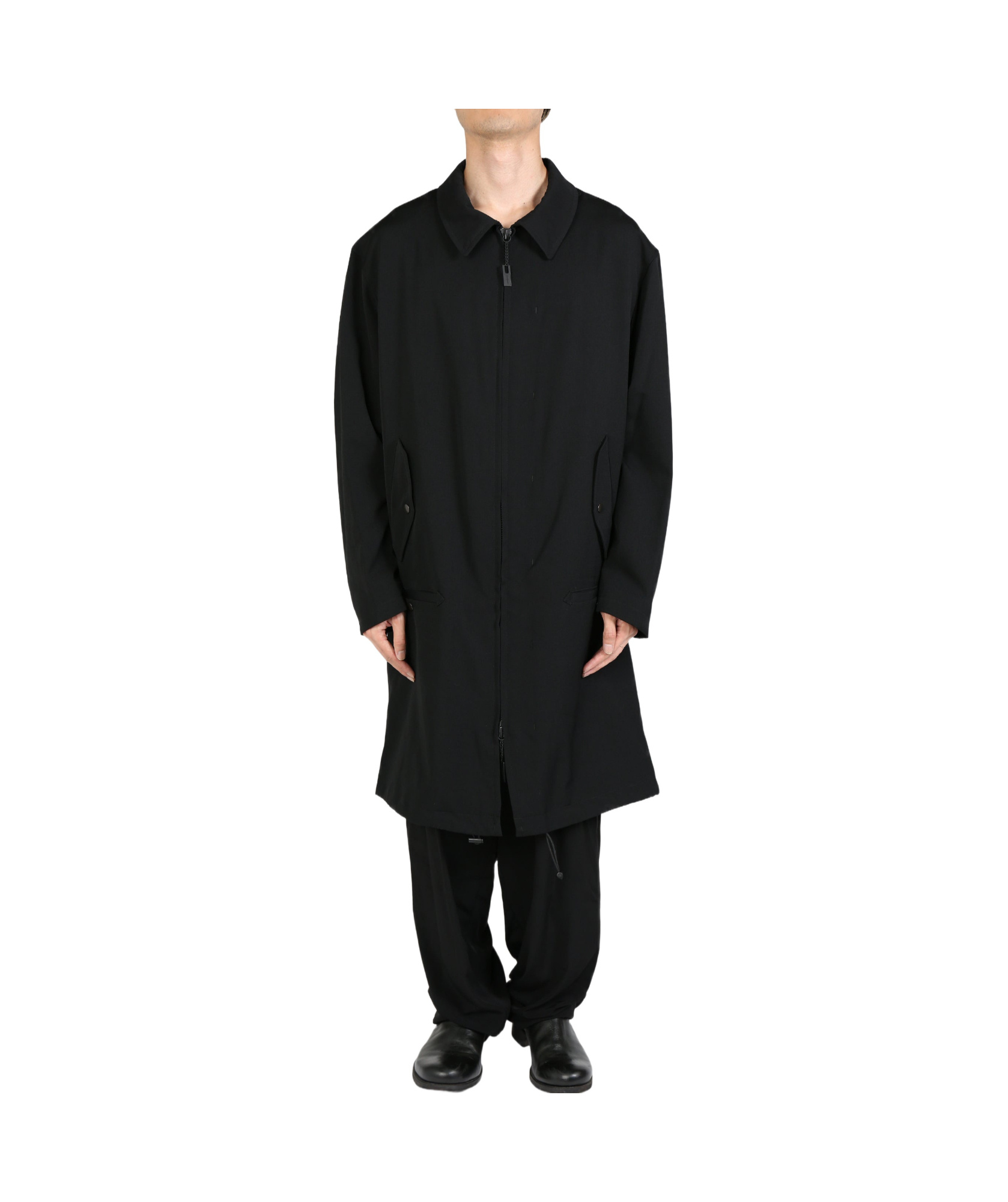 Shop Yohji Yamamoto Wool Jacket In Black