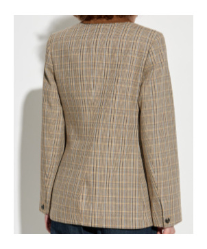 Rag & Bone Lapel Long-sleeved Suit Jacket In Brown