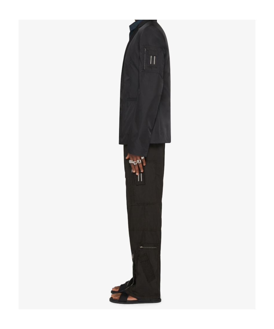 Givenchy Zip-pocket Blazer In Black