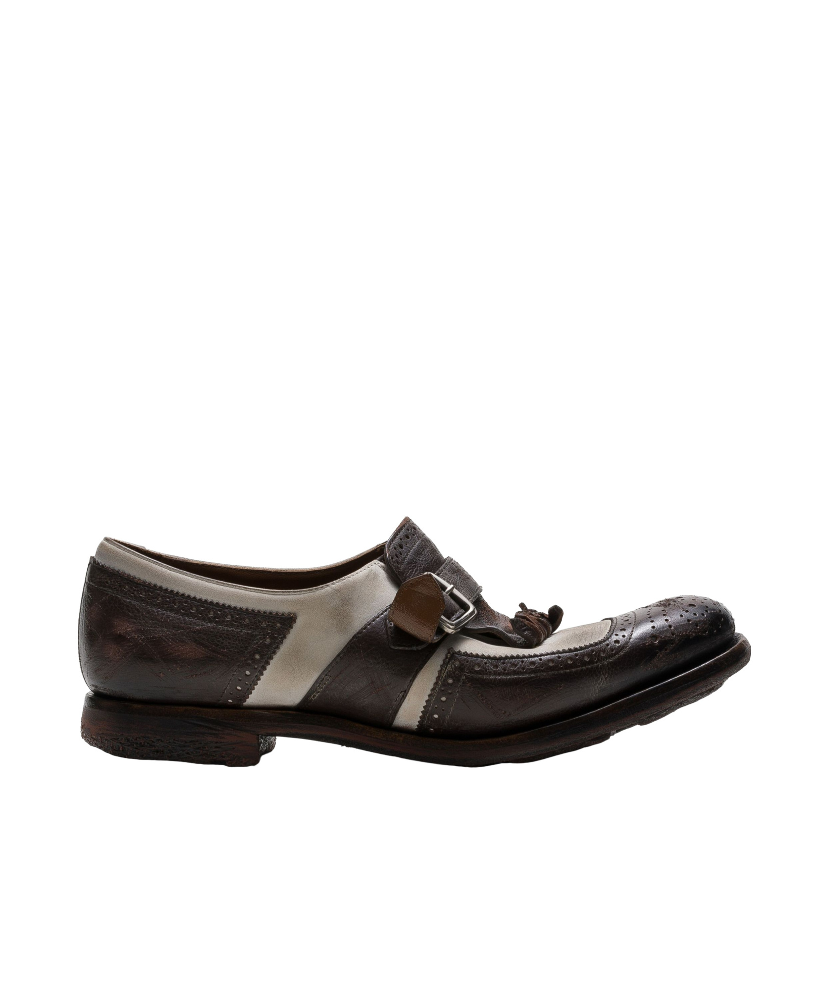 Church's Two-tone Leather Shanghai Loafers In Black