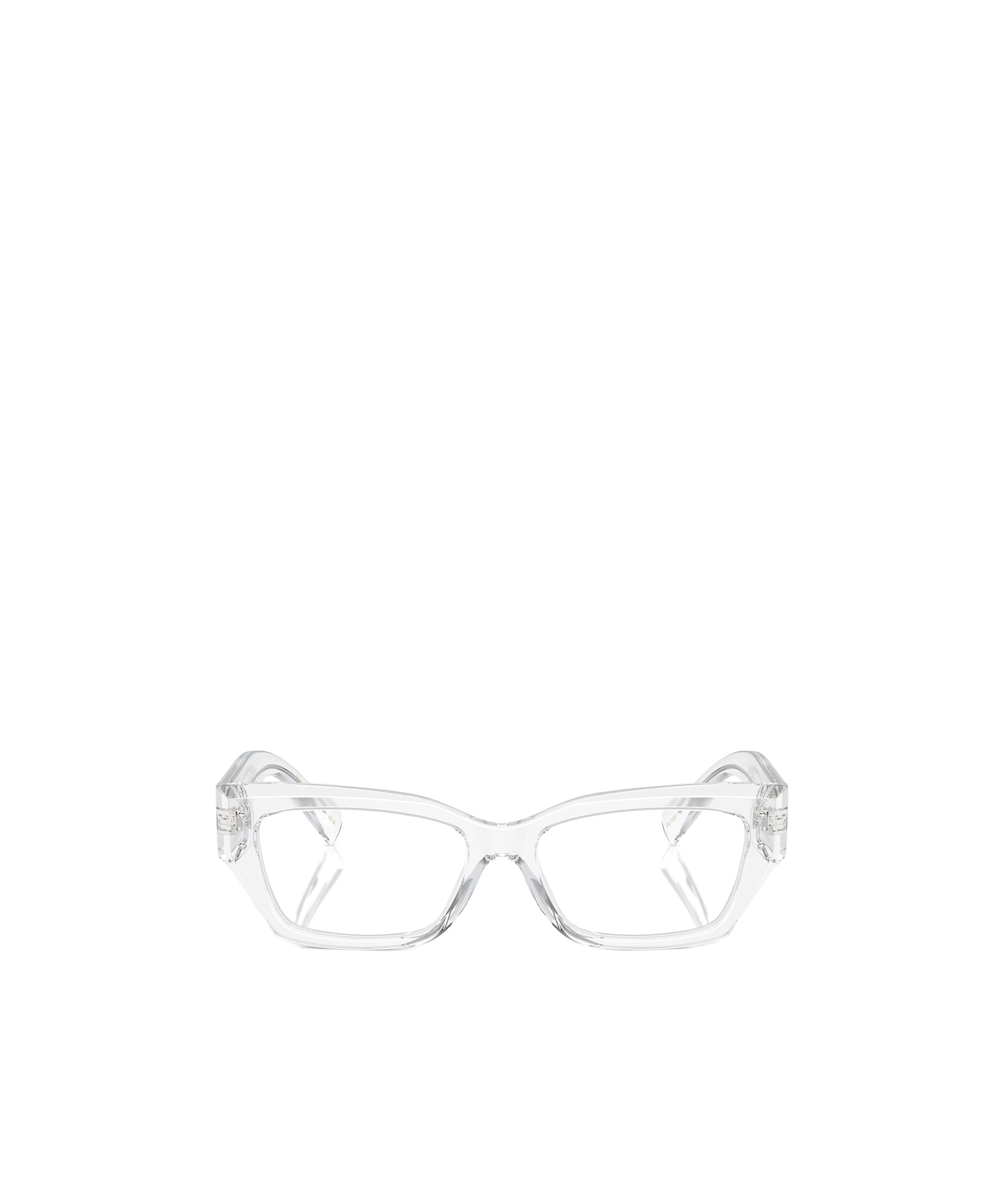 Dolce & Gabbana Dolce  Gabbana Eyewear Rectangular Frame Glasses In White