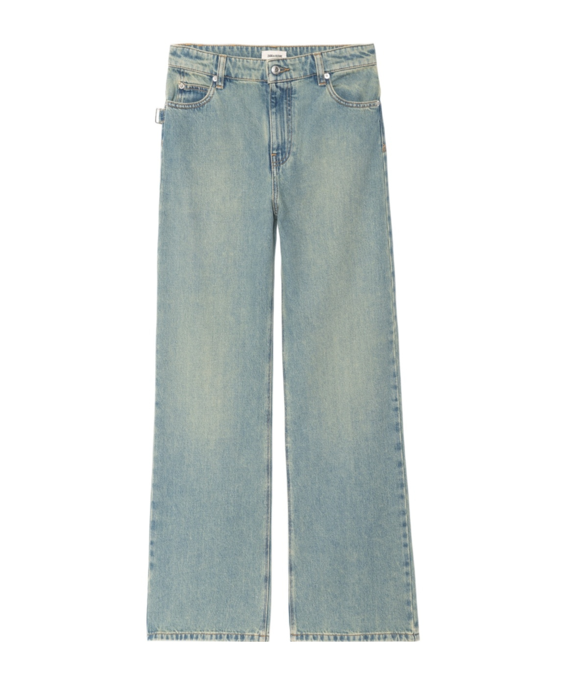 Zadig & Voltaire Jeans With Belt Loops In Blue