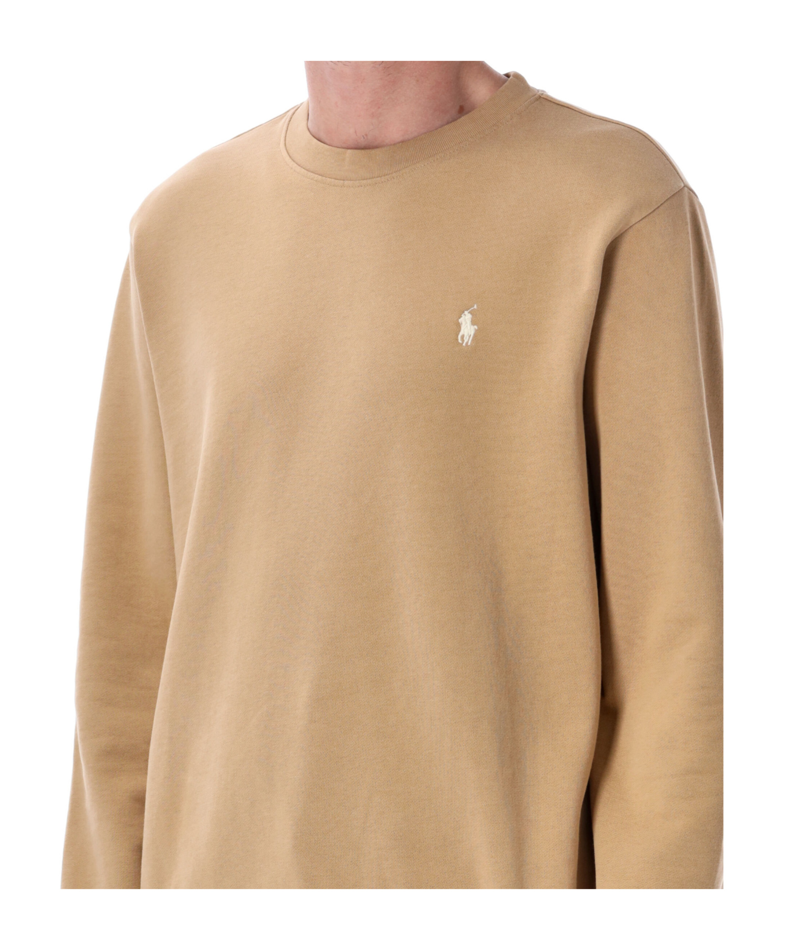 Polo Ralph Lauren Crew Neck Sweatshirt In Brown