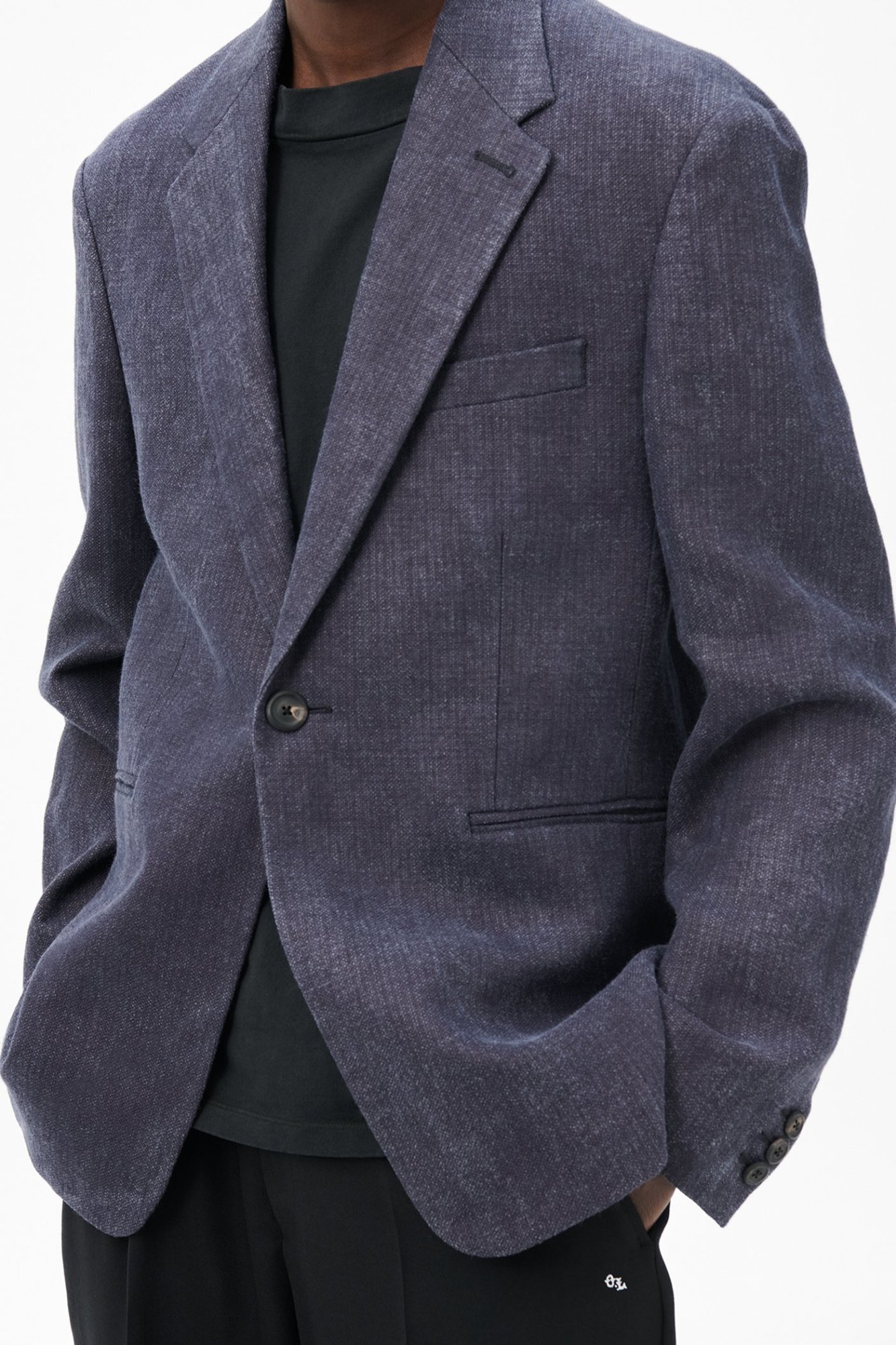 Our Legacy Unconstructed Shinjuku Blazer In Charcoal-grey