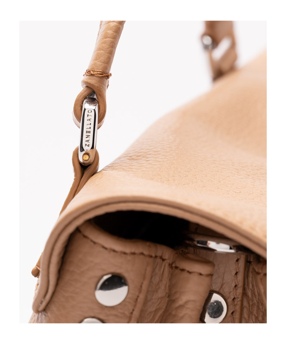 Zanellato Postina Daily Baby Leather Bag In Pink