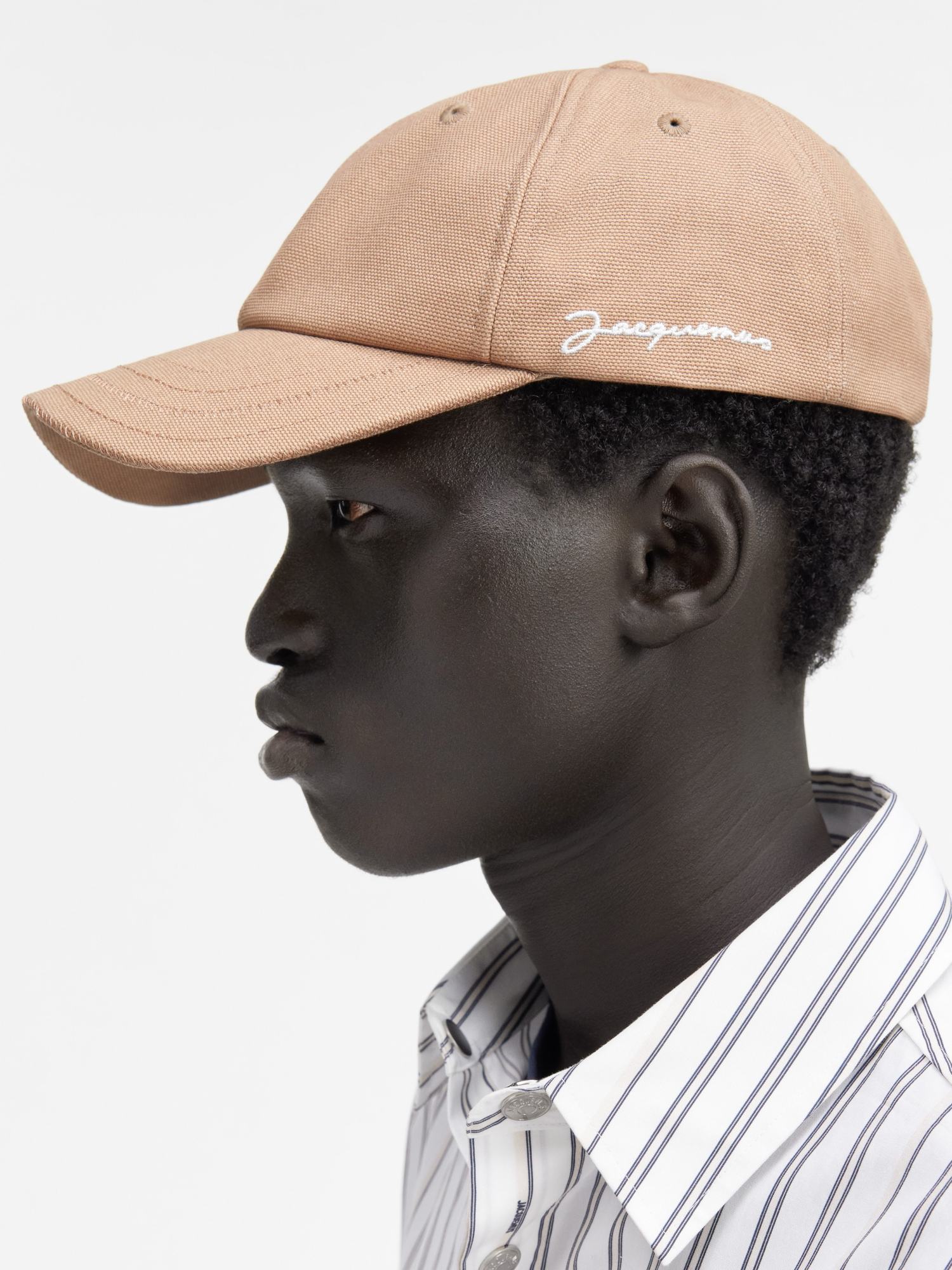 Jacquemus Signature Baseball Cap In Nude