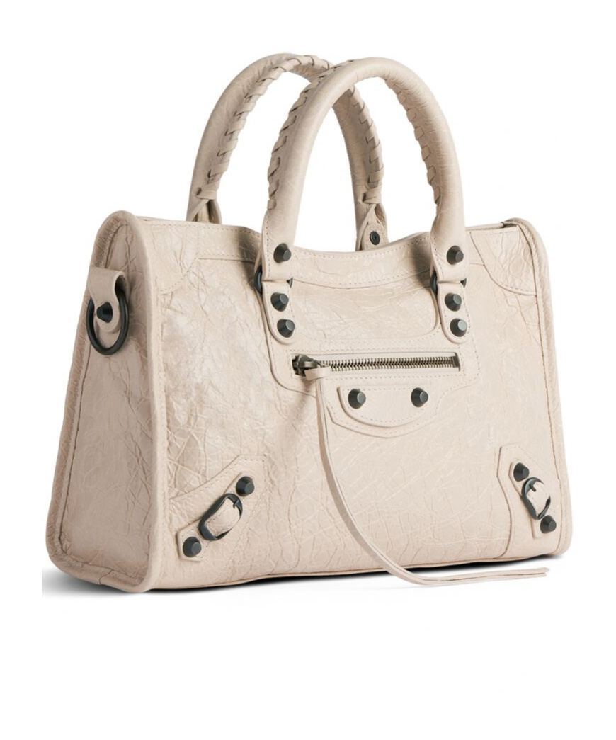 Shop Balenciaga Women's Le City Small Bag In Light Beige In Nude
