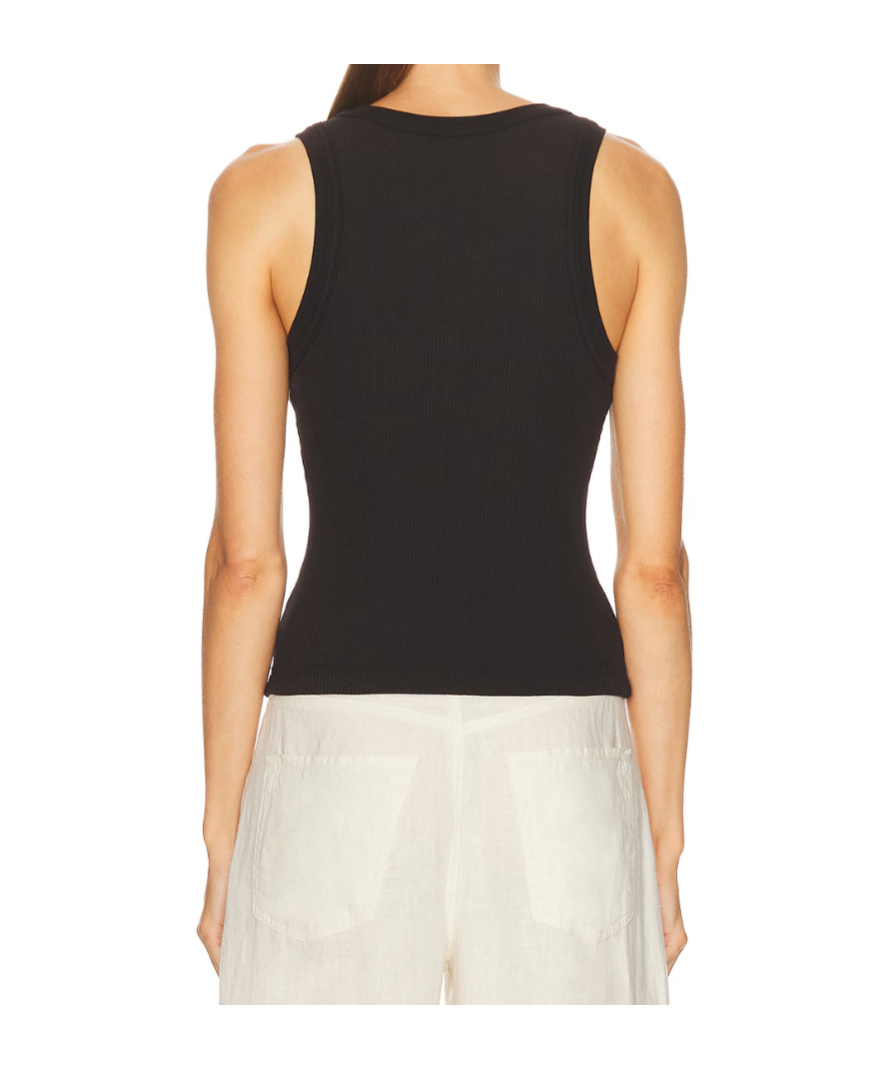 Citizen Of Humanity Caralyn Ribbed Jersey Tank In Brown