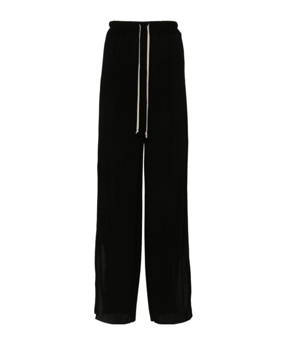 Rick Owens Organic Cotton Track Pants - Men's - Organic Cotton/elastane In Black