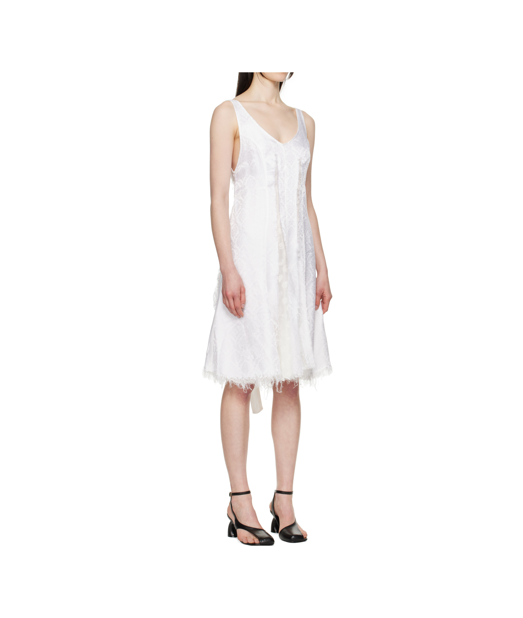 Edward Cuming Circle Cupro Third Wedding Dress In White