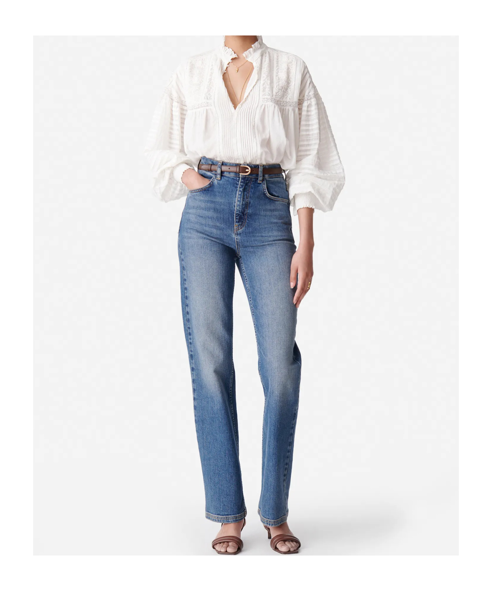 Vanessa Bruno Long-sleeved Shirt In White